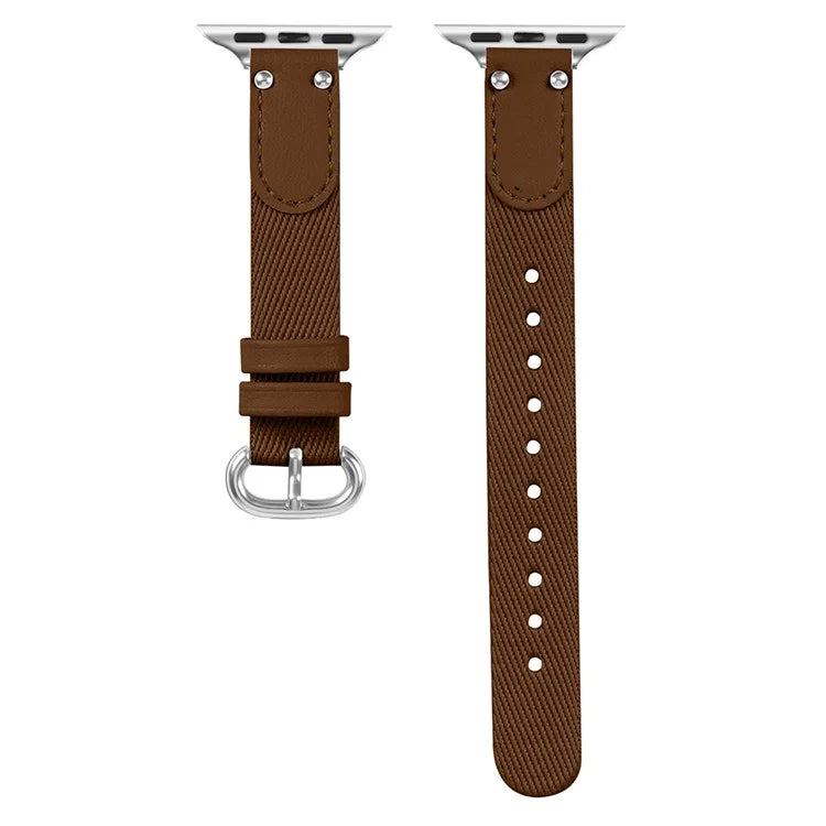 Nylon Braided Strap for Apple Watch Ultra Ultra 2 49mm / 9 8 7 45mm / 6 5 4 SE (2022) SE (2023) SE 44mm / 3 2 1 42mm Wrist Band