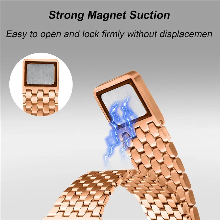 For Apple Watch Series 9 8 7 41mm / 6 5 4 SE (2022) SE (2023) SE 40mm / 3 2 1 38mm Stainless Steel Honeycomb Magnetic Buckle Strap