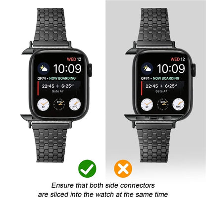 Magnetic Buckle Strap for Apple Watch Series 9 8 7 41mm / 6 5 4 SE (2022) SE (2023) SE 40mm / 3 2 1 38mm Stainless Steel Band