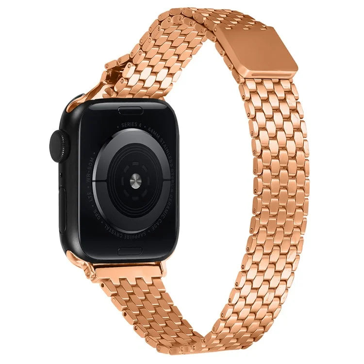 For Apple Watch Ultra Ultra 2 49mm / 9 8 7 45mm / 6 5 4 SE (2022) SE (2023) SE 44mm / 3 2 1 42mm Magnetic Buckle Stainless Steel Strap