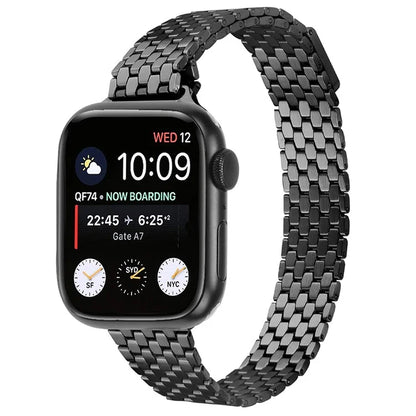 Stainless Steel Strap for Apple Watch Ultra Ultra 2 49mm / 9 8 7 45mm / 6 5 4 SE (2022) SE (2023) SE 44mm / 3 2 1 42mm Magnetic Buckle Band