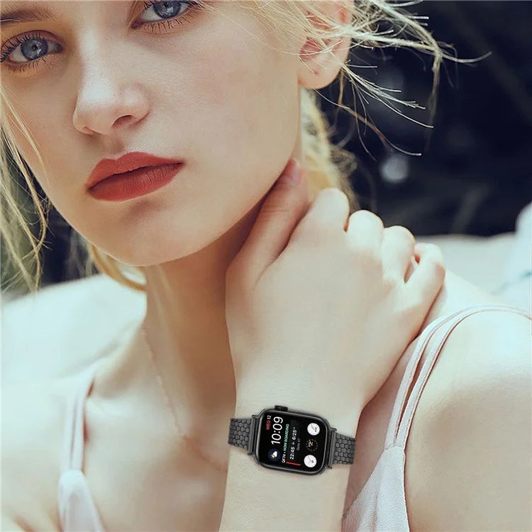 Stainless Steel Strap for Apple Watch Ultra Ultra 2 49mm / 9 8 7 45mm / 6 5 4 SE (2022) SE (2023) SE 44mm / 3 2 1 42mm Magnetic Buckle Band