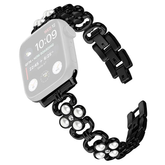 For Apple Watch Ultra 2 Ultra 49mm / Series 9 8 7 45mm / 6 5 4 SE (2022) SE (2023) SE 44mm / 3 2 1 42mm Stainless Steel Watch Strap