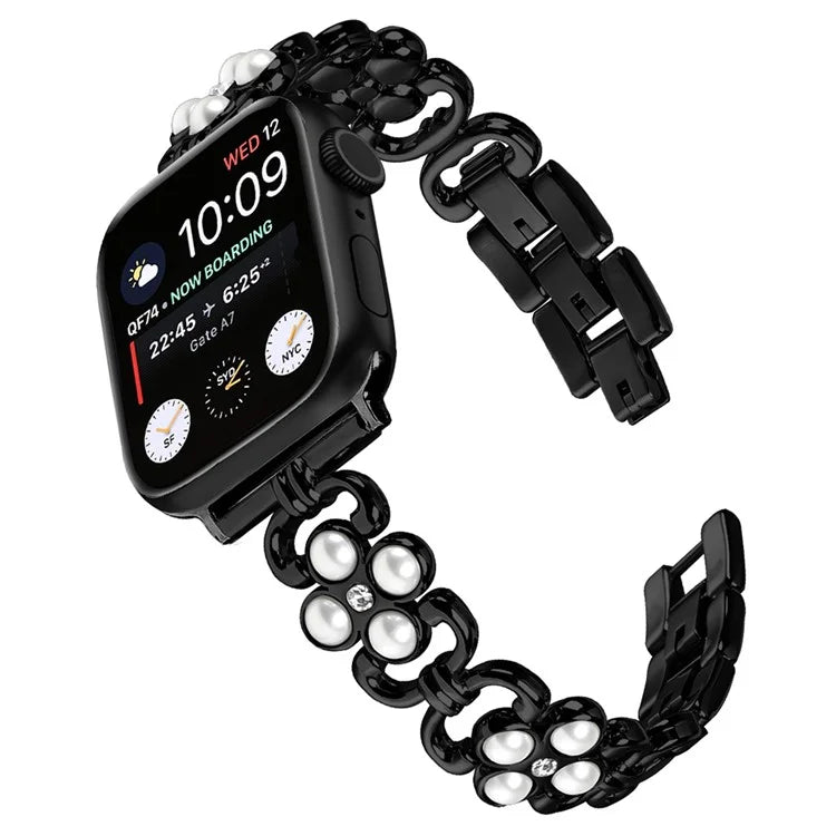 For Apple Watch Ultra 2 Ultra 49mm / Series 9 8 7 45mm / 6 5 4 SE (2022) SE (2023) SE 44mm / 3 2 1 42mm Stainless Steel Watch Strap