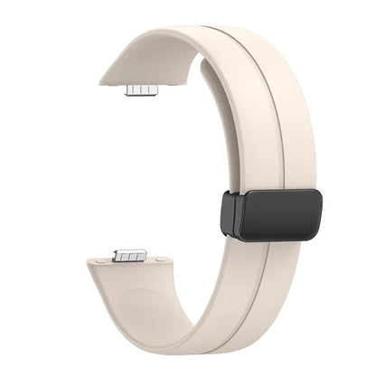 For Huawei Watch Fit 3 Silicone Strap Magnetic Folding Buckle Watch Band