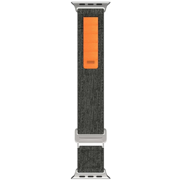 For Apple Watch Ultra 2 Ultra 49mm / Series 9 8 7 45mm / 6 5 4 SE (2022) SE (2023) SE 44mm / 3 2 1 42mm Watch Band Nylon Loop Strap