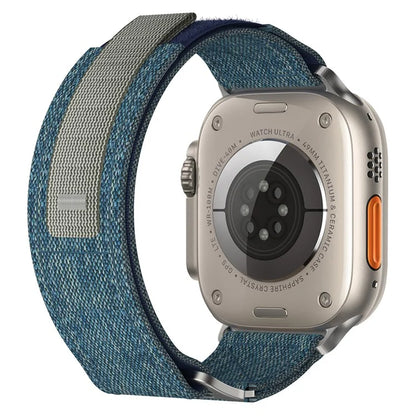 For Apple Watch Ultra 2 Ultra 49mm / Series 9 8 7 45mm / 6 5 4 SE (2022) SE (2023) SE 44mm / 3 2 1 42mm Watch Band Nylon Loop Strap