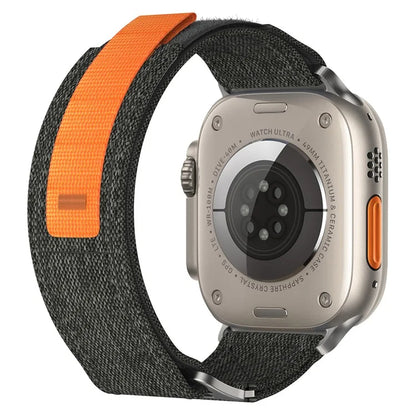 For Apple Watch Series 9 8 7 41mm / 6 5 4 SE (2022) SE (2023) SE 40mm / 3 2 1 38mm Nylon Watch Band Adjustable Strap