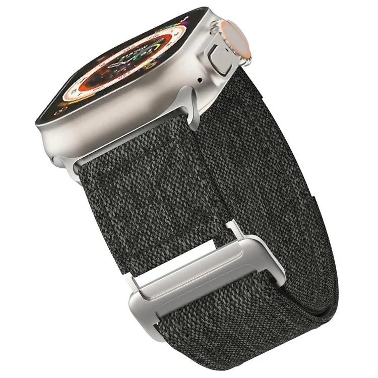 For Apple Watch Series 9 8 7 41mm / 6 5 4 SE (2022) SE (2023) SE 40mm / 3 2 1 38mm Nylon Watch Band Adjustable Strap