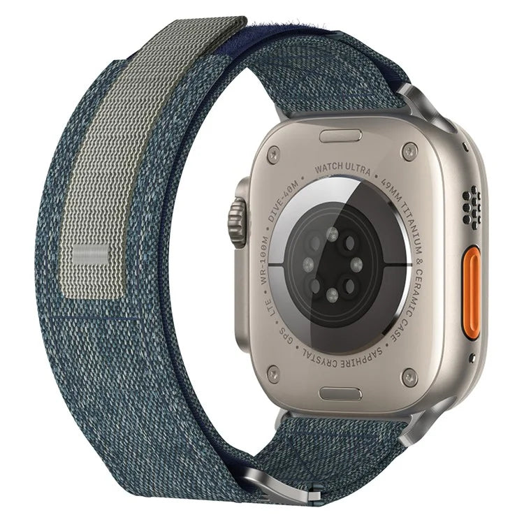 For Apple Watch Series 9 8 7 41mm / 6 5 4 SE (2022) SE (2023) SE 40mm / 3 2 1 38mm Nylon Watch Band Adjustable Strap