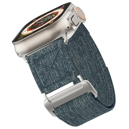 For Apple Watch Series 9 8 7 41mm / 6 5 4 SE (2022) SE (2023) SE 40mm / 3 2 1 38mm Nylon Watch Band Adjustable Strap