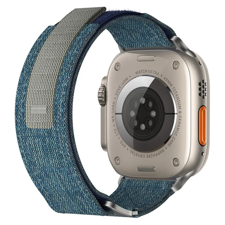 For Apple Watch Series 9 8 7 41mm / 6 5 4 SE (2022) SE (2023) SE 40mm / 3 2 1 38mm Nylon Watch Band Adjustable Strap