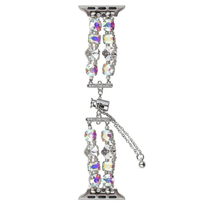 For Apple Watch Series 9 8 7 41mm / 6 5 4 SE (2023) SE (2022) SE 40mm / 3 2 1 38mm Jewelry Wristband Rhinestone Bracelet