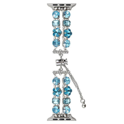 For Apple Watch Ultra 2 Ultra 49mm / Series 9 8 7 45mm / 6 5 4 SE (2022) SE (2023) SE 44mm / 3 2 1 42mm Watch Band Rhinestone Chain Bracelet