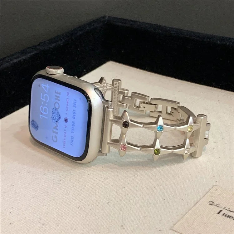 For Apple Watch Ultra 2 Ultra 49mm / 9 8 7 45mm / 6 5 4 SE (2022) SE (2023) SE 44mm / 3 2 1 42mm Strap Metal Watch Band