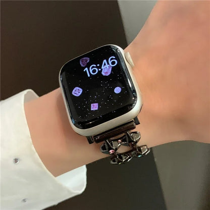 For Apple Watch Ultra 2 Ultra 49mm / 9 8 7 45mm / 6 5 4 SE (2022) SE (2023) SE 44mm / 3 2 1 42mm Strap Metal Watch Band