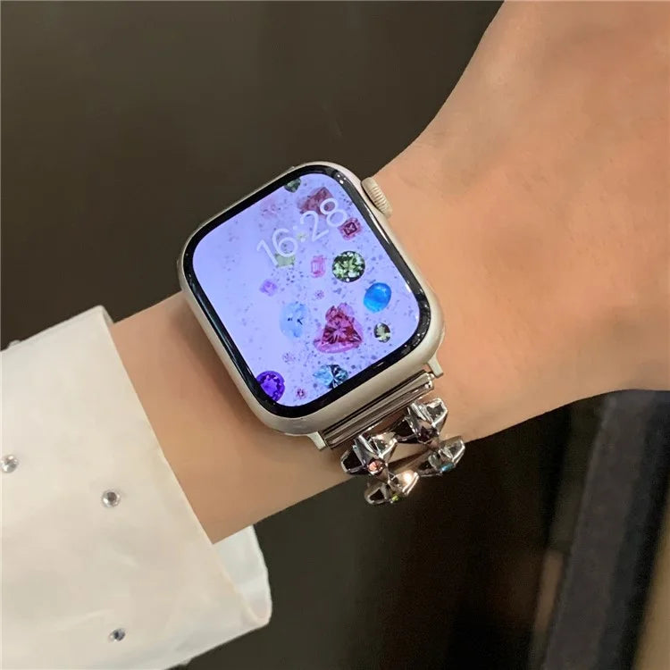 For Apple Watch Ultra 2 Ultra 49mm / 9 8 7 45mm / 6 5 4 SE (2022) SE (2023) SE 44mm / 3 2 1 42mm Strap Metal Watch Band