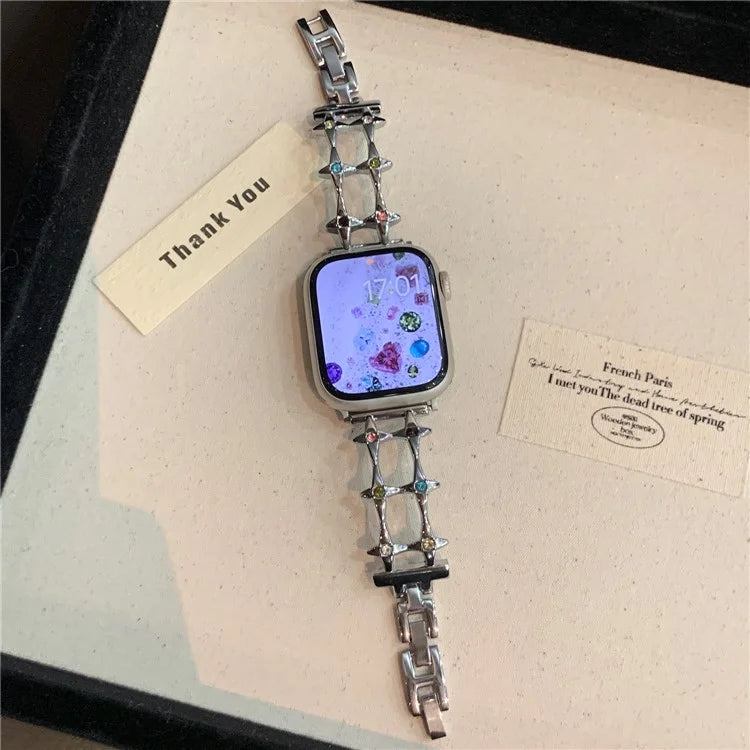 For Apple Watch Ultra 2 Ultra 49mm / 9 8 7 45mm / 6 5 4 SE (2022) SE (2023) SE 44mm / 3 2 1 42mm Strap Metal Watch Band