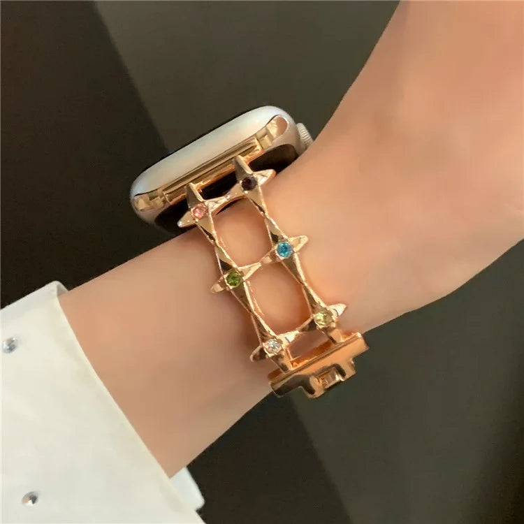 For Apple Watch Ultra 2 Ultra 49mm / 9 8 7 45mm / 6 5 4 SE (2022) SE (2023) SE 44mm / 3 2 1 42mm Strap Metal Watch Band