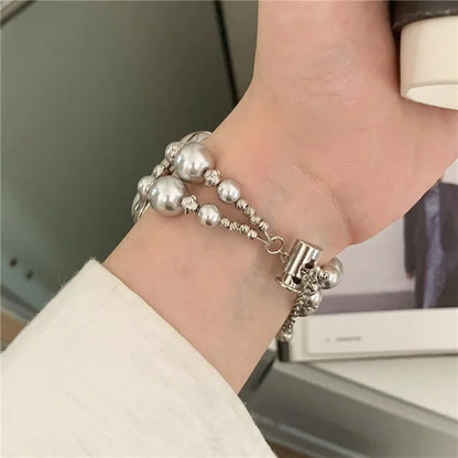 For Apple Watch Series 9 8 7 41mm / 6 5 4 SE (2022) SE (2023) SE 40mm / 3 2 1 38mm Watch Strap Pearls Bracelet