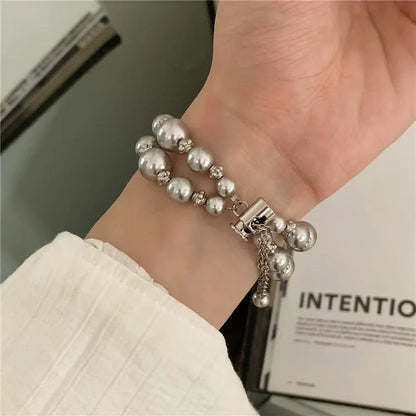 For Apple Watch Series 9 8 7 41mm / 6 5 4 SE (2022) SE (2023) SE 40mm / 3 2 1 38mm Watch Strap Pearls Bracelet