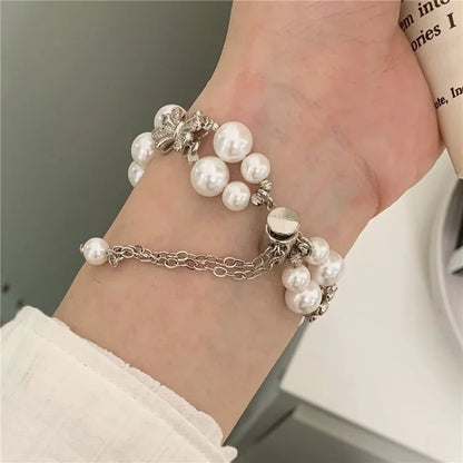 For Apple Watch Series 9 8 7 41mm / 6 5 4 SE (2022) SE (2023) SE 40mm / 3 2 1 38mm Watch Strap Pearls Bracelet