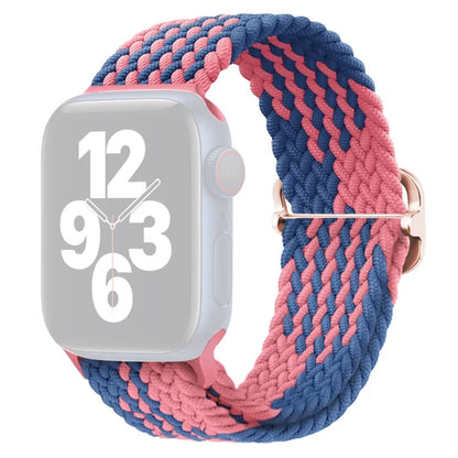 For Apple Watch Series 9 8 7 41mm / 6 5 4 SE (2022) SE (2023) SE 40mm / 3 2 1 38mm Watch Band Braided Nylon Strap