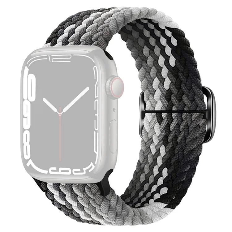 For Apple Watch Series 9 8 7 41mm / 6 5 4 SE (2022) SE (2023) SE 40mm / 3 2 1 38mm Watch Band Braided Nylon Strap