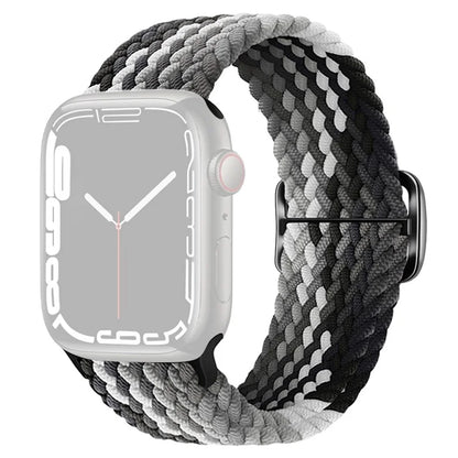 For Apple Watch Series 9 8 7 41mm / 6 5 4 SE (2022) SE (2023) SE 40mm / 3 2 1 38mm Watch Band Braided Nylon Strap