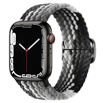 For Apple Watch Series 9 8 7 41mm / 6 5 4 SE (2022) SE (2023) SE 40mm / 3 2 1 38mm Watch Band Braided Nylon Strap