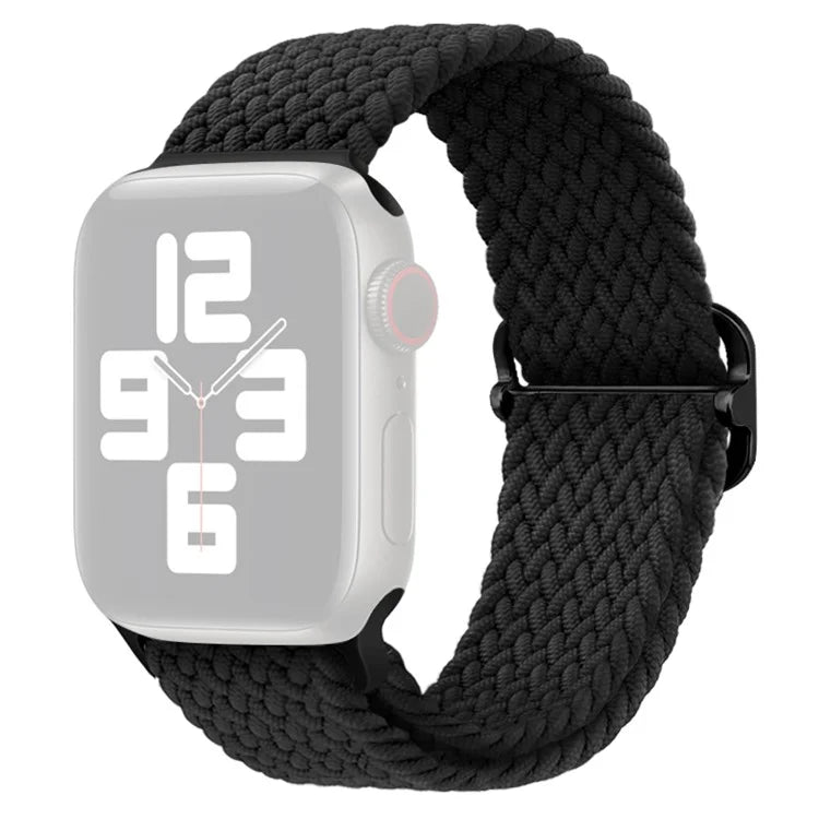 For Apple Watch Series 9 8 7 41mm / 6 5 4 SE (2022) SE (2023) SE 40mm / 3 2 1 38mm Watch Band Braided Nylon Strap