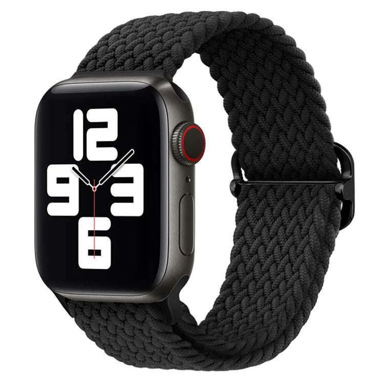 For Apple Watch Series 9 8 7 41mm / 6 5 4 SE (2022) SE (2023) SE 40mm / 3 2 1 38mm Watch Band Braided Nylon Strap