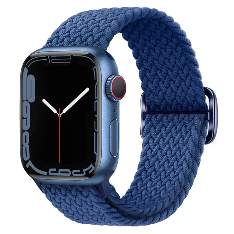 For Apple Watch Series 9 8 7 41mm / 6 5 4 SE (2022) SE (2023) SE 40mm / 3 2 1 38mm Watch Band Braided Nylon Strap
