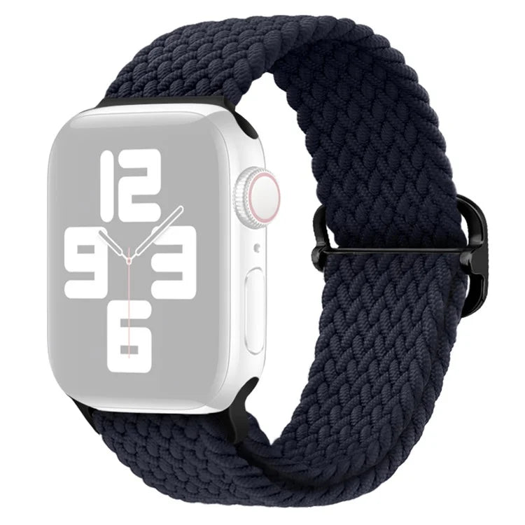 For Apple Watch Series 9 8 7 41mm / 6 5 4 SE (2022) SE (2023) SE 40mm / 3 2 1 38mm Watch Band Braided Nylon Strap