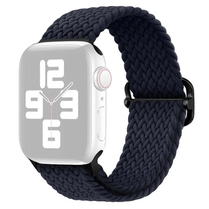 For Apple Watch Series 9 8 7 41mm / 6 5 4 SE (2022) SE (2023) SE 40mm / 3 2 1 38mm Watch Band Braided Nylon Strap
