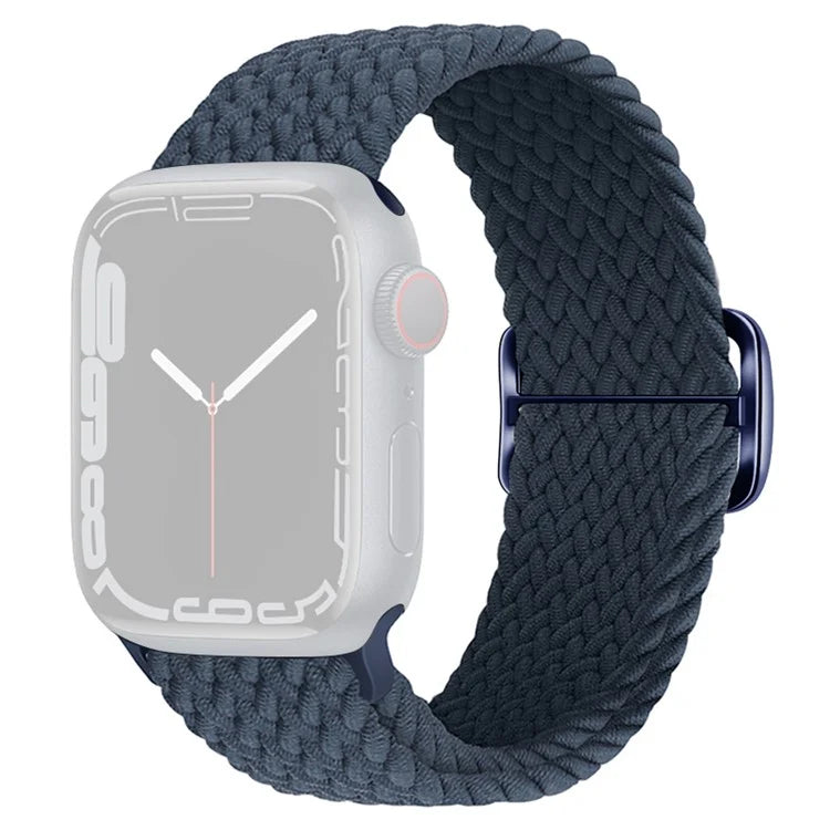 For Apple Watch Series 9 8 7 41mm / 6 5 4 SE (2022) SE (2023) SE 40mm / 3 2 1 38mm Watch Band Braided Nylon Strap