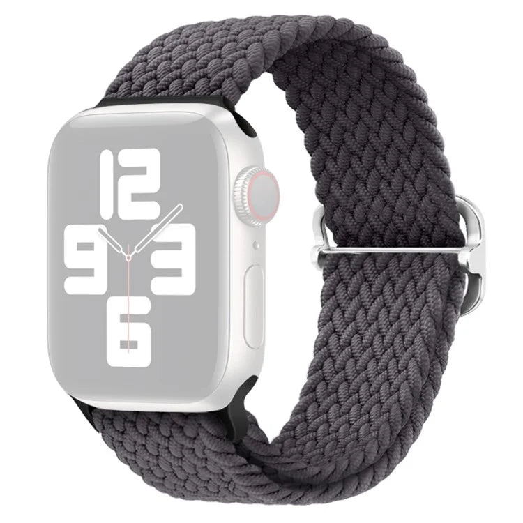 For Apple Watch Series 9 8 7 41mm / 6 5 4 SE (2022) SE (2023) SE 40mm / 3 2 1 38mm Watch Band Braided Nylon Strap