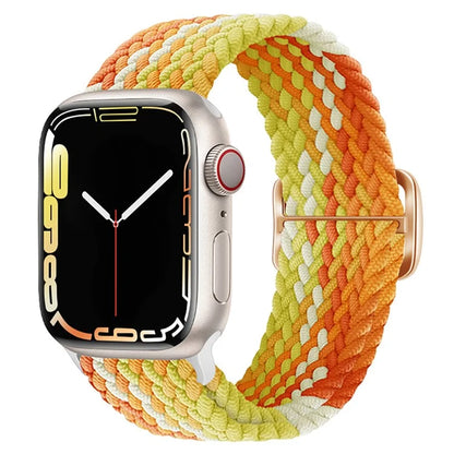 For Apple Watch Series 9 8 7 41mm / 6 5 4 SE (2022) SE (2023) SE 40mm / 3 2 1 38mm Watch Band Braided Nylon Strap