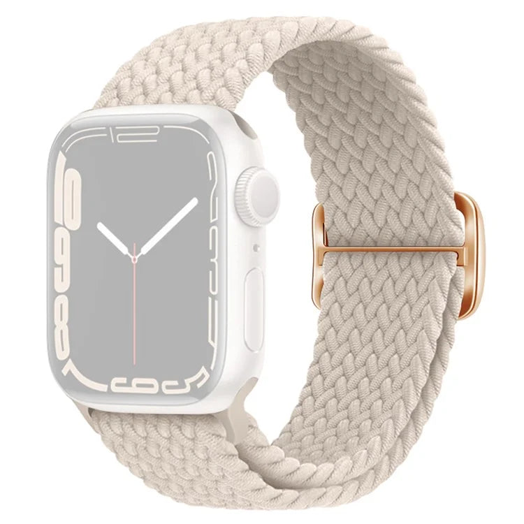 For Apple Watch Series 9 8 7 41mm / 6 5 4 SE (2022) SE (2023) SE 40mm / 3 2 1 38mm Watch Band Braided Nylon Strap