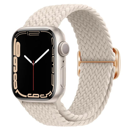 For Apple Watch Series 9 8 7 41mm / 6 5 4 SE (2022) SE (2023) SE 40mm / 3 2 1 38mm Watch Band Braided Nylon Strap