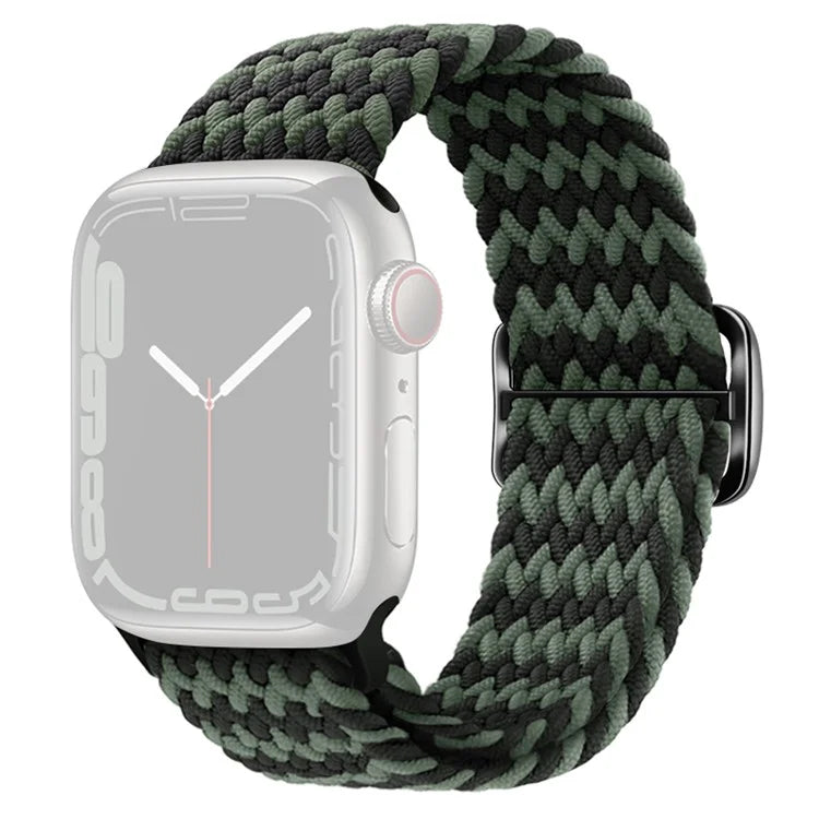 For Apple Watch Ultra 2 Ultra 49mm / 9 8 7 45mm / 6 5 4 SE (2023) SE (2022) SE 44mm / 3 2 1 42mm Strap Nylon Braided Watch Band