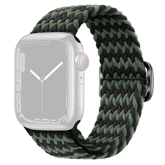 For Apple Watch Ultra 2 Ultra 49mm / 9 8 7 45mm / 6 5 4 SE (2023) SE (2022) SE 44mm / 3 2 1 42mm Strap Nylon Braided Watch Band