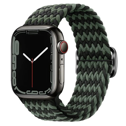 For Apple Watch Ultra 2 Ultra 49mm / 9 8 7 45mm / 6 5 4 SE (2023) SE (2022) SE 44mm / 3 2 1 42mm Strap Nylon Braided Watch Band