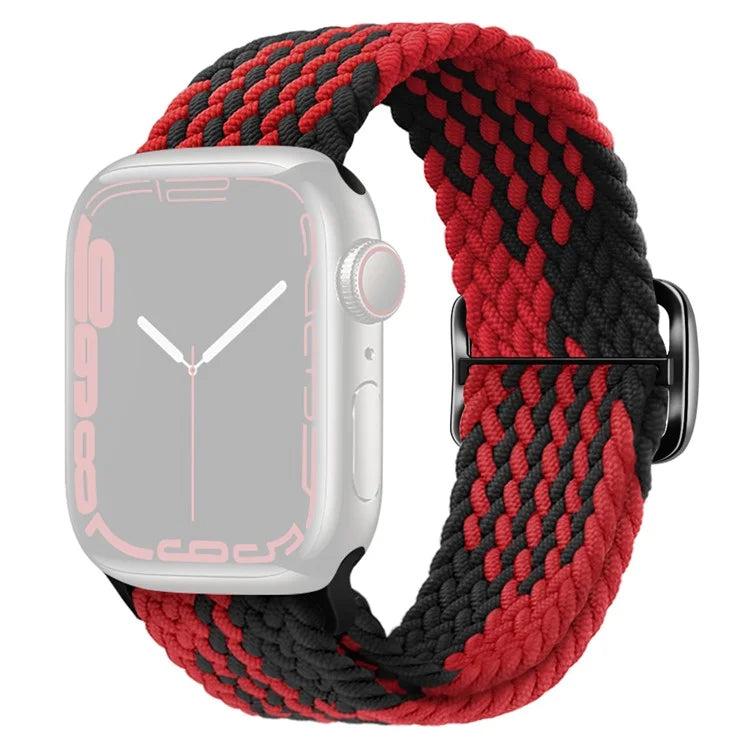 For Apple Watch Ultra 2 Ultra 49mm / 9 8 7 45mm / 6 5 4 SE (2023) SE (2022) SE 44mm / 3 2 1 42mm Strap Nylon Braided Watch Band