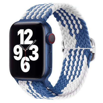 For Apple Watch Ultra 2 Ultra 49mm / 9 8 7 45mm / 6 5 4 SE (2023) SE (2022) SE 44mm / 3 2 1 42mm Strap Nylon Braided Watch Band
