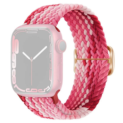 For Apple Watch Ultra 2 Ultra 49mm / 9 8 7 45mm / 6 5 4 SE (2023) SE (2022) SE 44mm / 3 2 1 42mm Strap Nylon Braided Watch Band