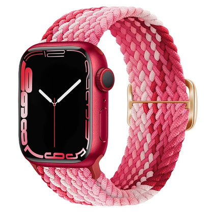 For Apple Watch Ultra 2 Ultra 49mm / 9 8 7 45mm / 6 5 4 SE (2023) SE (2022) SE 44mm / 3 2 1 42mm Strap Nylon Braided Watch Band