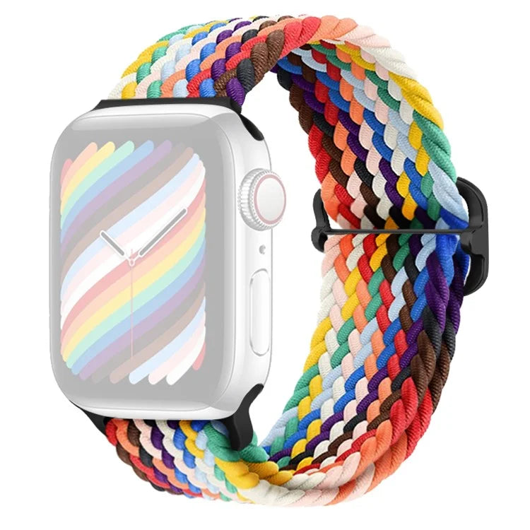 For Apple Watch Ultra 2 Ultra 49mm / 9 8 7 45mm / 6 5 4 SE (2023) SE (2022) SE 44mm / 3 2 1 42mm Strap Nylon Braided Watch Band