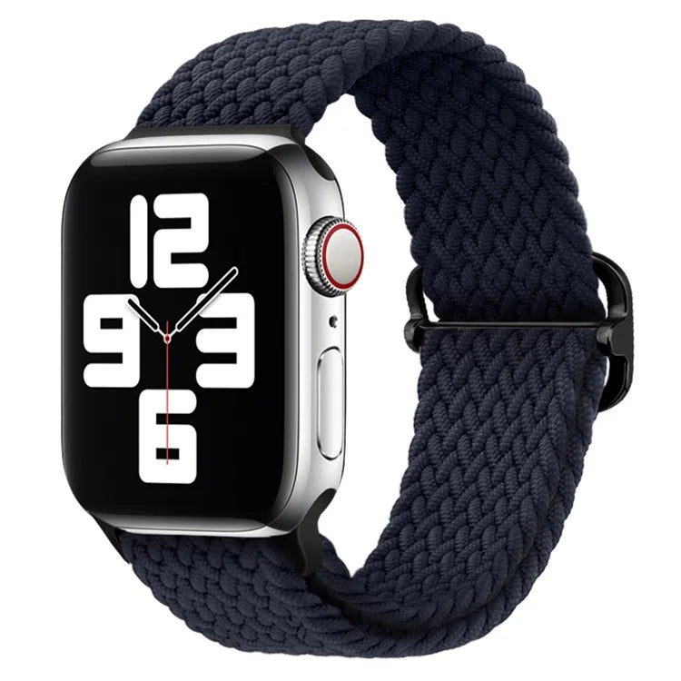 For Apple Watch Ultra 2 Ultra 49mm / 9 8 7 45mm / 6 5 4 SE (2023) SE (2022) SE 44mm / 3 2 1 42mm Strap Nylon Braided Watch Band