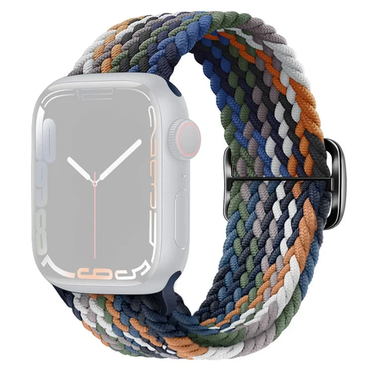 For Apple Watch Ultra 2 Ultra 49mm / 9 8 7 45mm / 6 5 4 SE (2023) SE (2022) SE 44mm / 3 2 1 42mm Strap Nylon Braided Watch Band